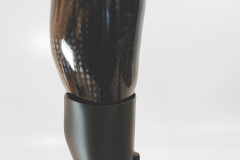 Custom Below-Knee Prosthesis with Pylon Cover