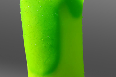 Green AK Prosthetic Socket
