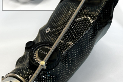 Custom Prosthesis with a Silver Threaded Carbon Fiber Frame